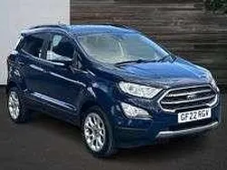 Blue Used 2022 Ford Ecosport Titanium SUV | £12,185 (Fair price)