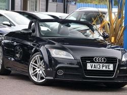 Black Used 2013 Audi TT Roadster S-Line Cabriolet | £6,991 (Fair price)