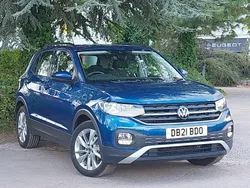 Blue Used 2021 VW T-Cross SE SUV | £15,498 (Fair price)
