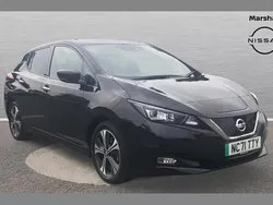 Black Used 2021 Nissan Leaf Tekna Hatchback | £10,195 (Fair price)