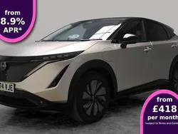 Silver Used 2024 Nissan Ariya Advance SUV | £29,303 (Fair price)