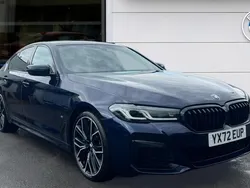 Blue Used 2022 BMW 530 M Sport | £35,306 (A bit pricey)