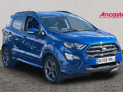Blue Used 2018 Ford Ecosport ST-Line SUV | £9,495 (Fair price)