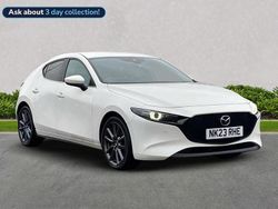 White Used 2023 Mazda 3 Inclusive Hatchback | £15,882 (Fair price)