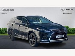 Black Used 2021 Lexus RX450h SUV | £33,099 (Fair price)