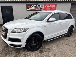 White Used 2013 Audi Q7 S-line plus SUV | £11,495 (Fair price)