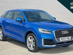Blue Used 2017 Audi Q2 S-Line SUV | £16,316 (Fair price)