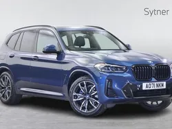 Blue Used 2021 BMW X3 M Sport SUV | £34,500 (Expensive)