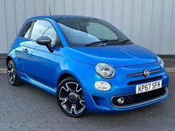 Blue Used 2017 Fiat 500 S Hatchback | £4,495 (Fair price)