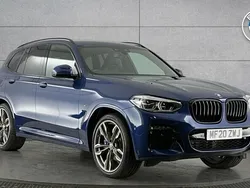 Blue Used 2020 BMW X3 Performance SUV | £38,650 (Good price)