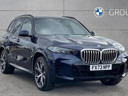 Tanzanite blue Used 2023 BMW X5 M Sport SUV | £52,793 (Fair price)
