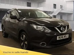Black Used 2016 Nissan Qashqai N-Connecta SUV | £9,275 (Fair price)