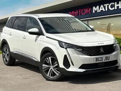 White Used 2021 Peugeot 5008 Allure Premium MPV | £16,990 (Fair price)