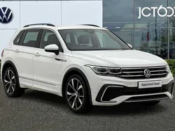 White Used 2020 VW Tiguan R-line SUV | £24,702 (A bit pricey)