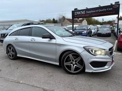 Silver Used 2015 Mercedes CLA250 Shooting Brake AMG Estate | £9,990