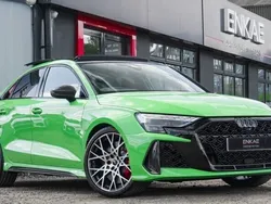 Green New 2025 Audi RS3 Advanced Hatchback | £69,995 (Expensive)