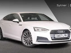 White Used 2018 Audi A5 Sportback S-Line Hatchback | £18,500 (Fair price)