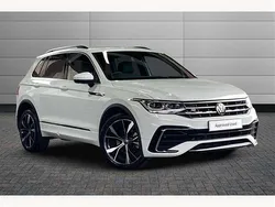 White Used 2023 VW Tiguan R-line SUV | £27,495 (Fair price)