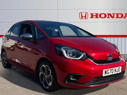 Red Used 2021 Honda Jazz Hybrid Hatchback | £17,525 (Fair price)