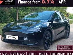 Black Used 2024 Tesla Model Y Long Range SUV | £36,370