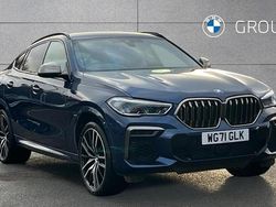 Blue Used 2022 BMW X6 M50 Shadowline SUV | £47,875 (Fair price)