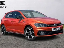 Orange Used 2021 VW Polo R-line Hatchback | £14,995 (Fair price)