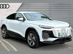 White Used 2025 Audi Q6 e-tron S-Line SUV | £57,590 (Fair price)
