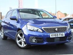 Blue Used 2019 Peugeot 308 S Hatchback | £9,418 (Fair price)