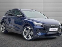 Blue Used 2025 Audi Q4 e-tron Black Edition SUV | £40,450 (Fair price)