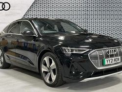 Mythos black Used 2021 Audi e-tron S-Line SUV | £24,790 (Fair price)