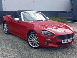 Red Used 2016 Fiat 124 Spider Anniversary Cabriolet | £8,995 (Fair price)