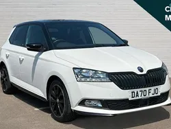 White Used 2020 Skoda Fabia Monte Carlo Hatchback | £12,750 (Fair price)