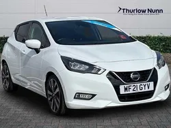 White Used 2021 Nissan Micra S Hatchback | £12,889 (Fair price)