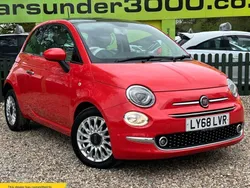 Pink Used 2018 Fiat 500 Lounge Hatchback | £6,650 (Fair price)
