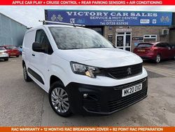 White Used 2020 Peugeot Partner Van | £8,695 (Fair price)