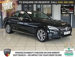 Black Used 2017 Mercedes C200 Sedan | £7,840 (Fair price)