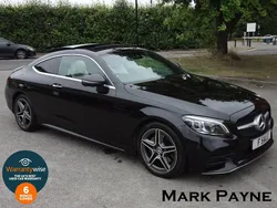 Black Used 2019 Mercedes C220 AMG Line Premium Plus Coupe | £13,490 (Fair price)