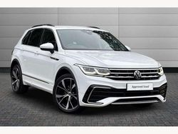 White Used 2022 VW Tiguan R-line SUV | £28,500 (Fair price)