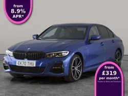 Blue Used 2020 BMW 330e M Sport Sedan | £21,584 (Fair price)