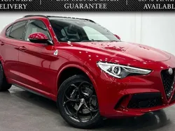 Red Used 2021 Alfa Romeo Stelvio Quadrifoglio SUV | £43,990 (Expensive)