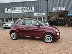 Red Used 2015 Fiat 500 Lounge Hatchback | £7,495 (A bit pricey)