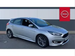 Silver Used 2018 Ford Focus ST-Line Hatchback | £9,008 (Fair price)