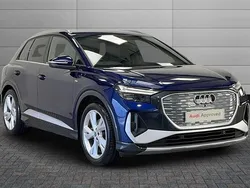 Blue Used 2021 Audi Q4 e-tron S-Line SUV | £23,490 (Fair price)