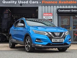 Blue Used 2017 Nissan Qashqai Tekna+ SUV | £8,990 (Fair price)
