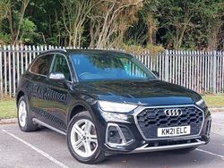 Black Used 2021 Audi Q5 S-Line SUV | £27,998 (Fair price)