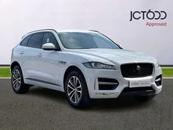 White Used 2018 Jaguar F-Pace R-Sport SUV | £17,000 (Fair price)