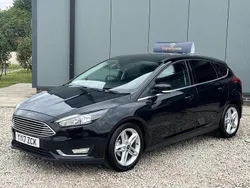 Black Used 2017 Ford Focus Titanium Hatchback | £7,299 (Fair price)