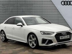 White Used 2023 Audi A4 S-Line Sedan | £25,450 (Fair price)