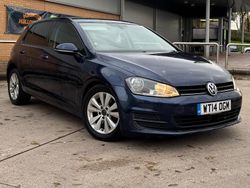 Blue Used 2014 VW Golf VII SE Hatchback | £3,995 (Fair price)