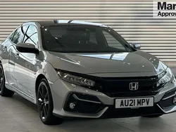 Silver Used 2021 Honda Civic EX Hatchback | £18,243 (A bit pricey)